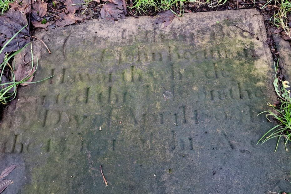 Here lieth the body of John Redman of Haworth who departed this Life on the 12th Day of April 1803 In the 43rd Year of his Age.