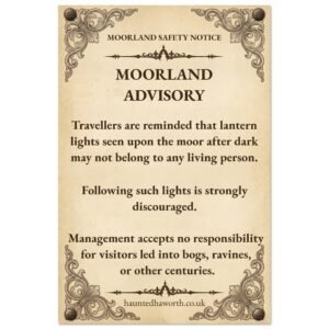Moorland Advisory Sign